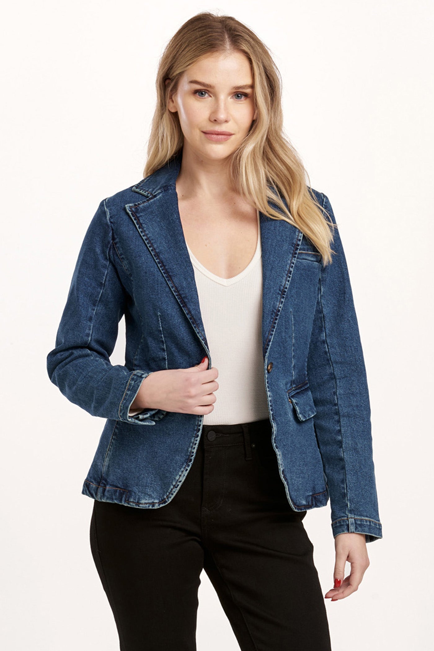 NWT Dear 2024 John Embellished Jean Jacket