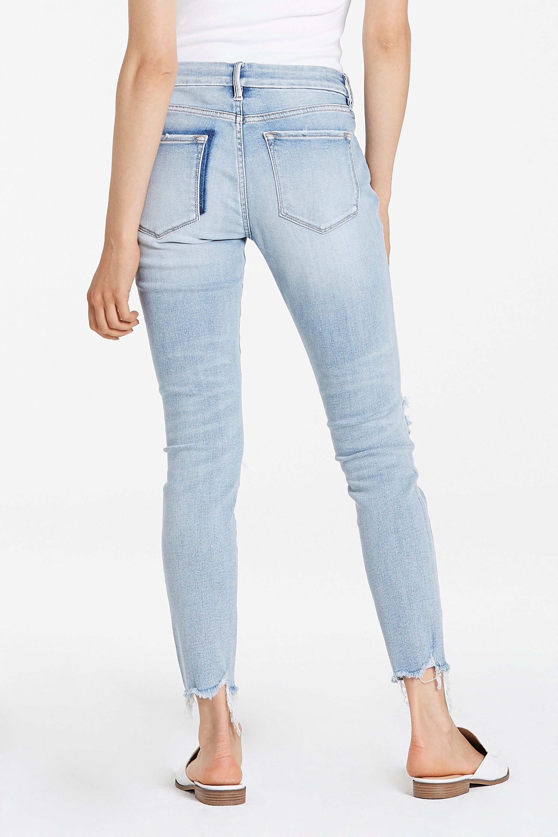 Buy Jordache Essential High Rise Super Skinny Blue Jeans (10, Rinse) at