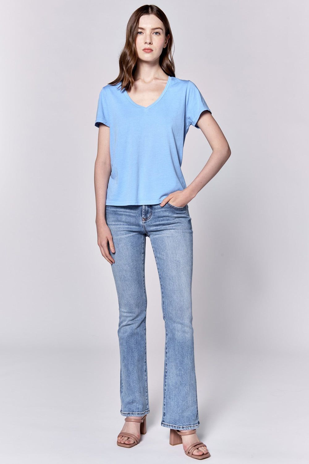 madelyn-v-neck-short-sleeve-relaxed-fit-top-azure-blue