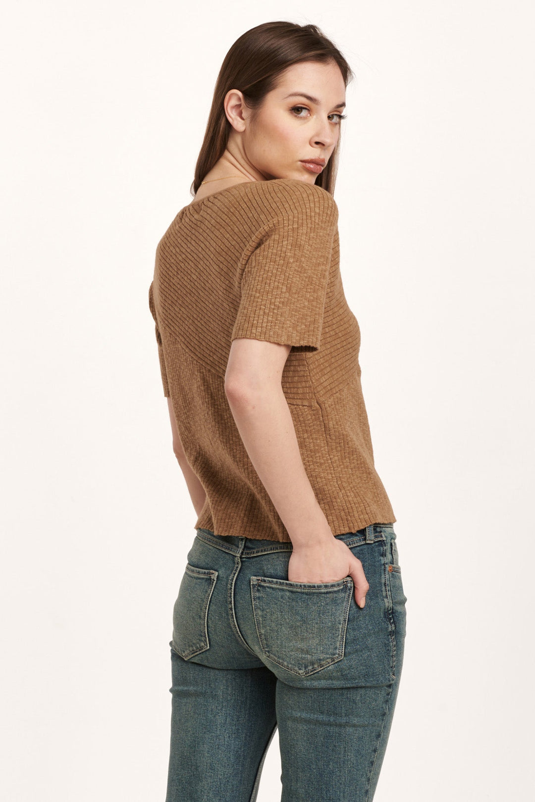 giana-crew-neck-short-sleeve-fitted-top-havana-brown