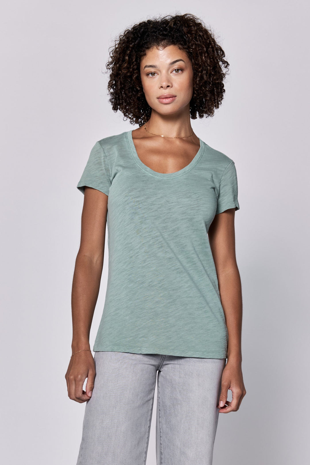 katya-scoop-neck-short-sleeve-slub-jersey-top-iceberg-green