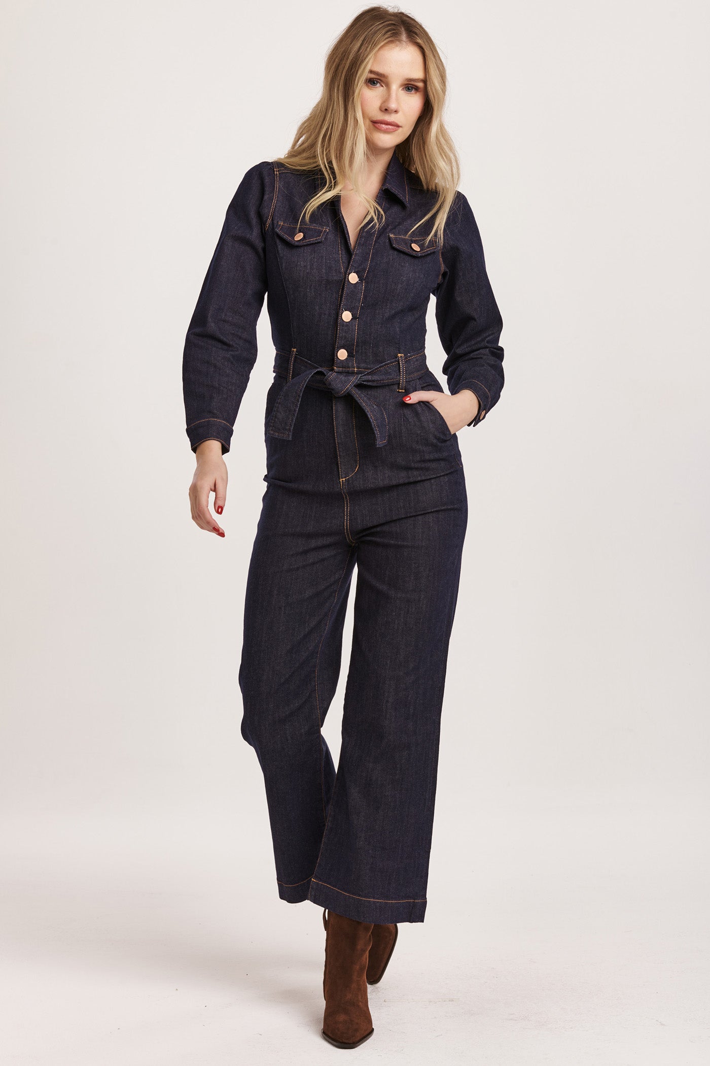 kellie-v-neck-long-sleeve-center-belt-jumpsuit-dark-denim