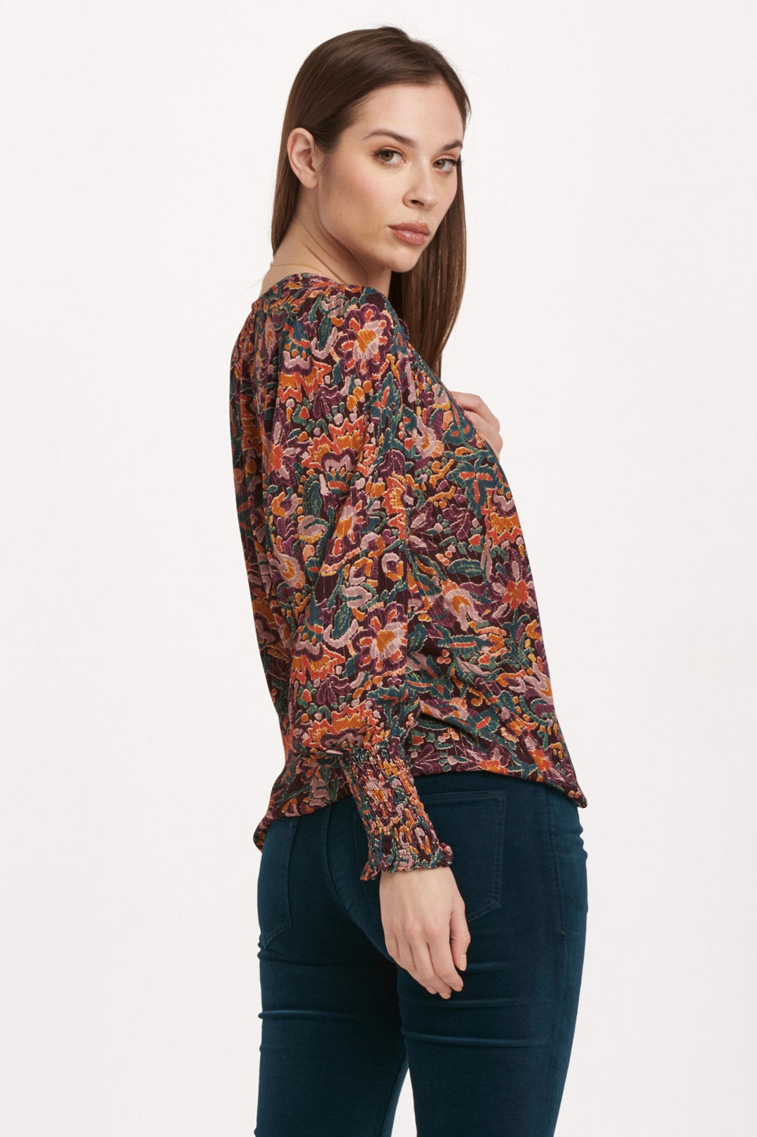 amelia-v-neck-long-sleeve-relaxed-fit-blouse-flower-wine