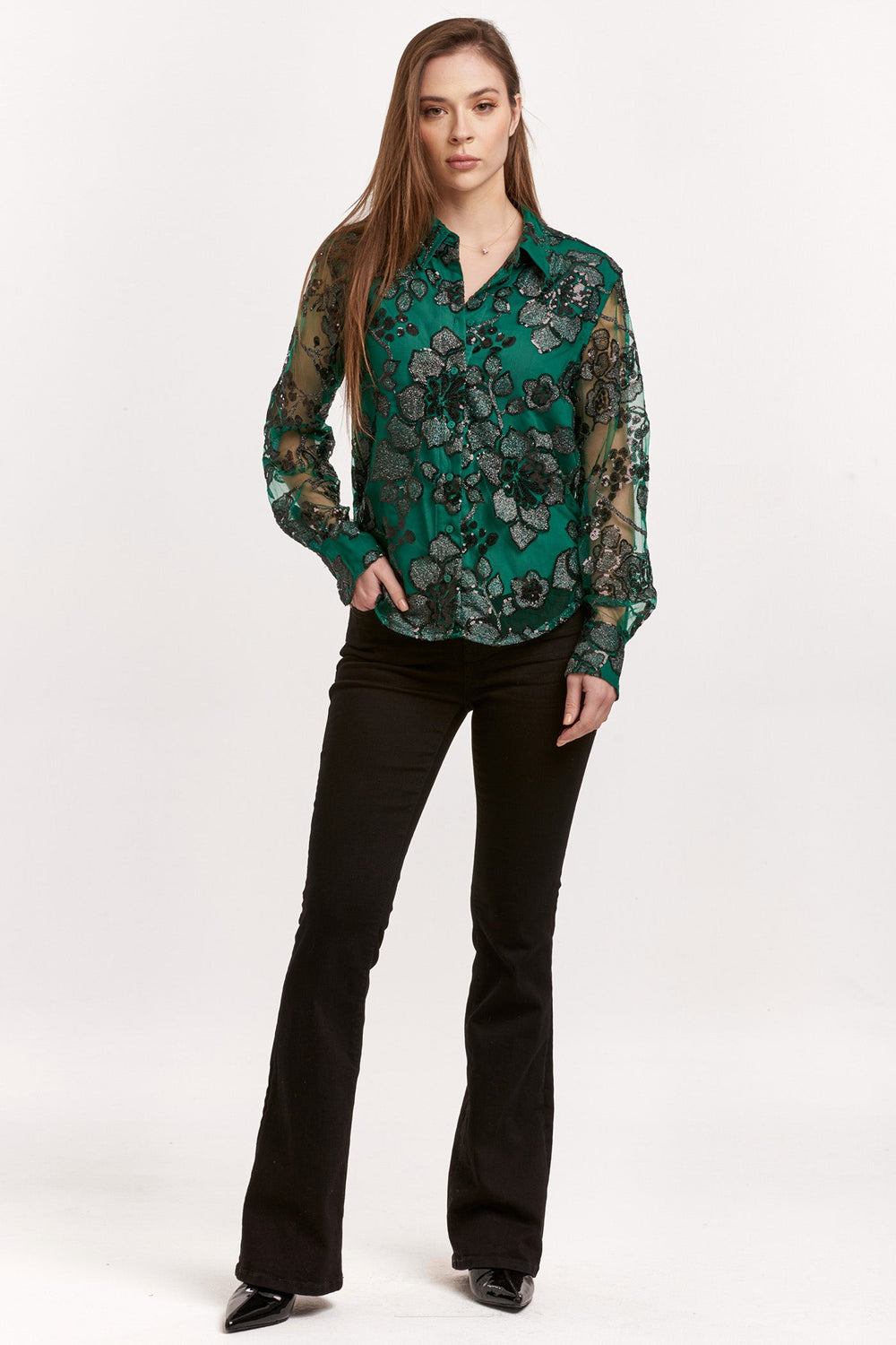 gaia-button-down-long-sleeve-blouse-emerald-gardenia