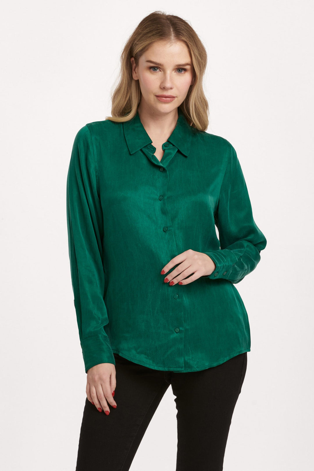 birdie-button-down-long-sleeve-slim-fit-shirt-deep-emerald