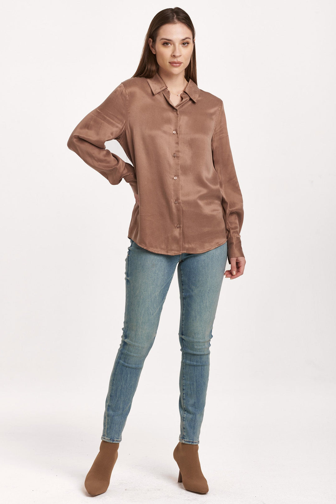 birdie-button-down-long-sleeve-slim-fit-shirt-pecan-pie