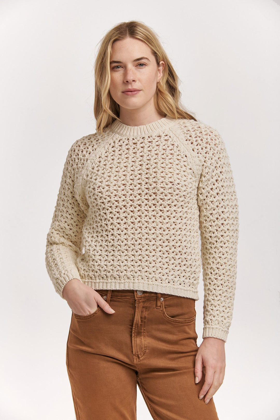 sarafina-crew-neck-long-sleeve-eyelet-sweater-ivory