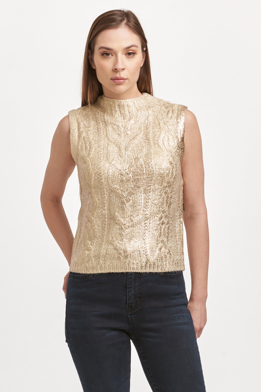 tatiana-crew-neck-sleeveless-fitted-sweater-ivory-with-rose-gold