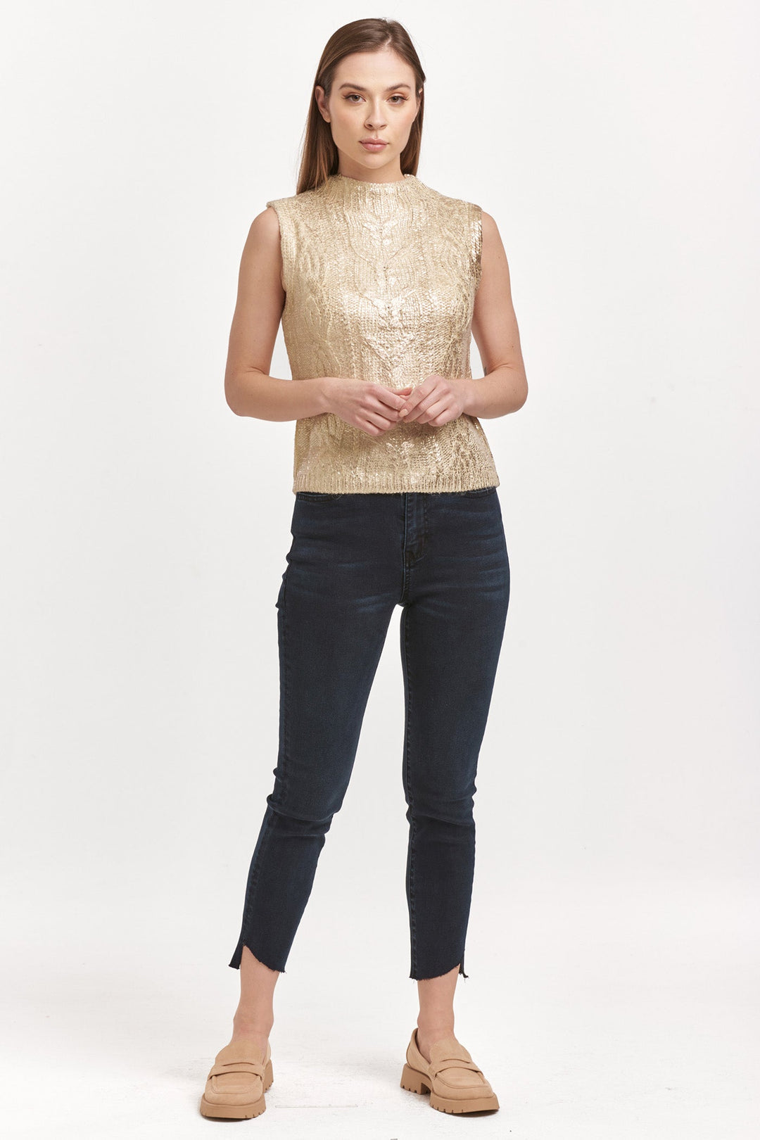 tatiana-crew-neck-sleeveless-fitted-sweater-ivory-with-rose-gold