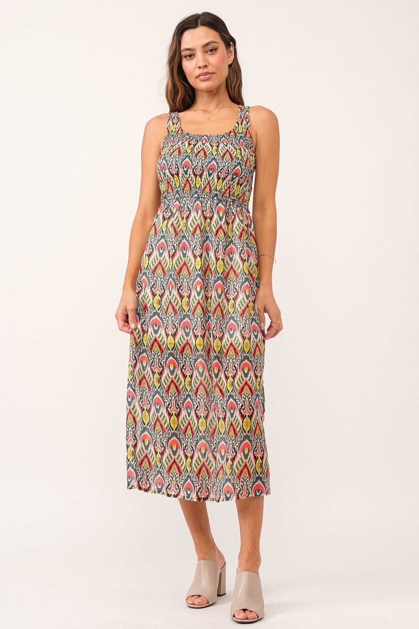 Fiona sleeveless woven dress with tie detail best sale