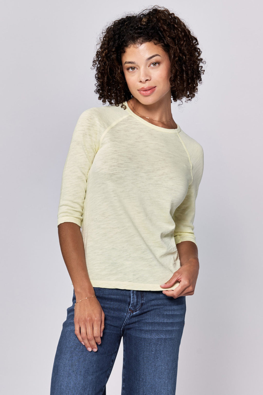 sonoma-crew-neck-raglan-slub-jersey-top-pale-lime-yellow