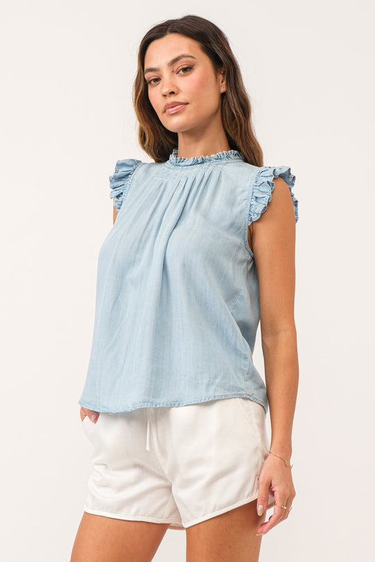 clarin-back-placket-top-perfect-blue