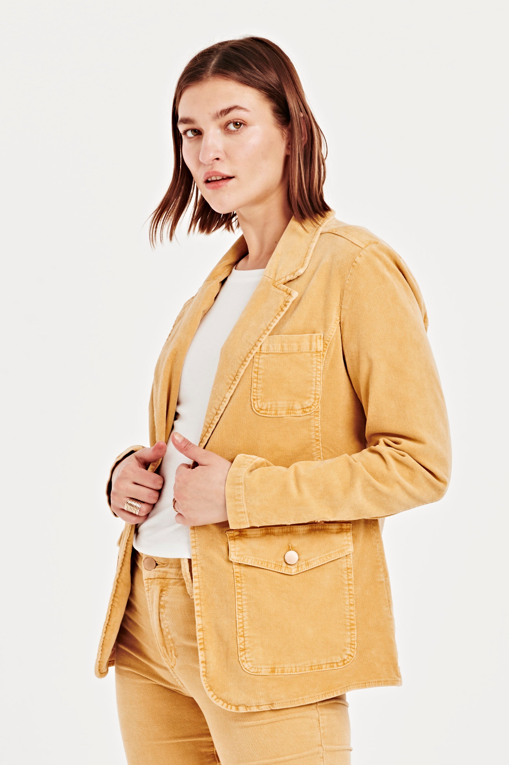 Corduroy sales blazer women