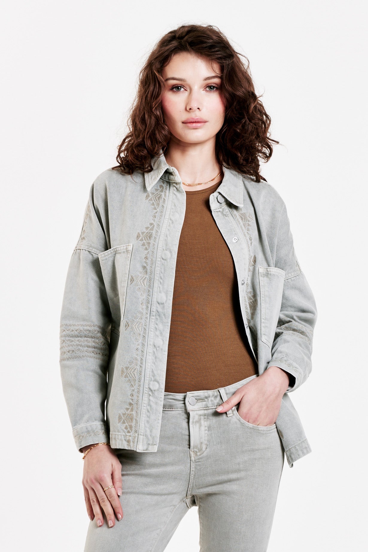 Relaxed Denim Jacket for Tall Women | American Tall