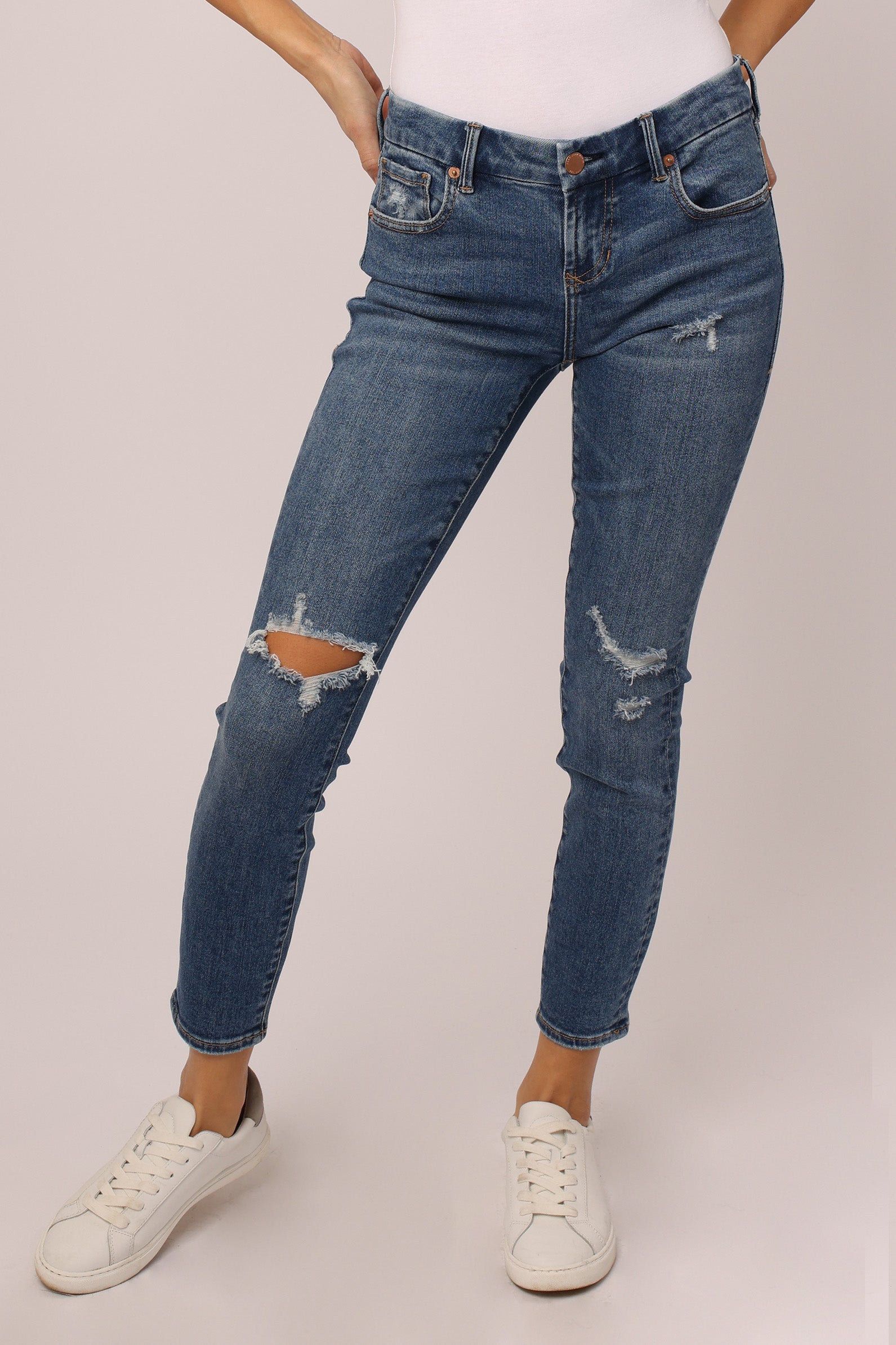 JOYRICH MID RISE ANKLE SKINNY JEANS BENFIELD DEAR JOHN DENIM