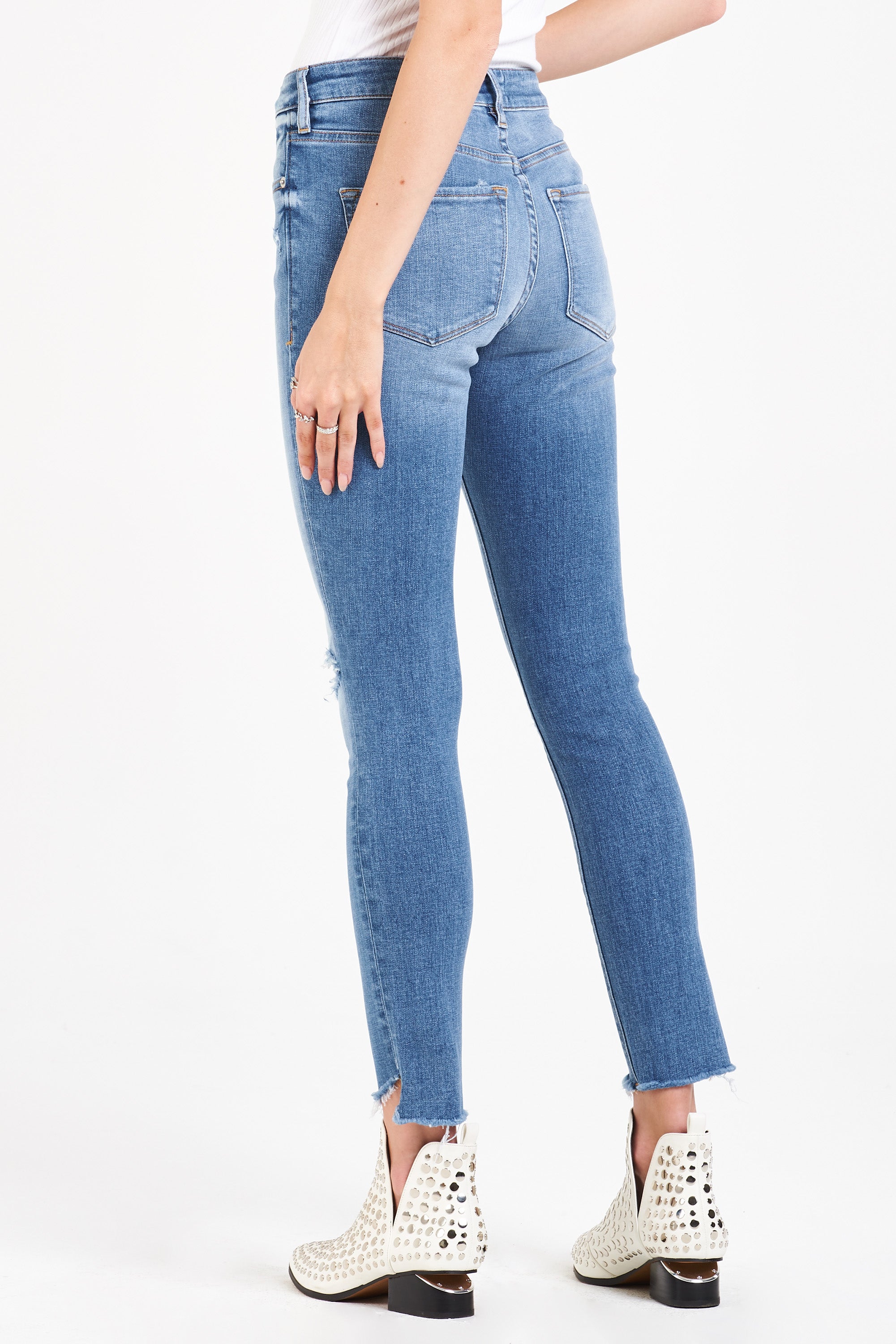 GISELE HIGH RISE ANKLE SKINNY JEANS HUNTINGTON