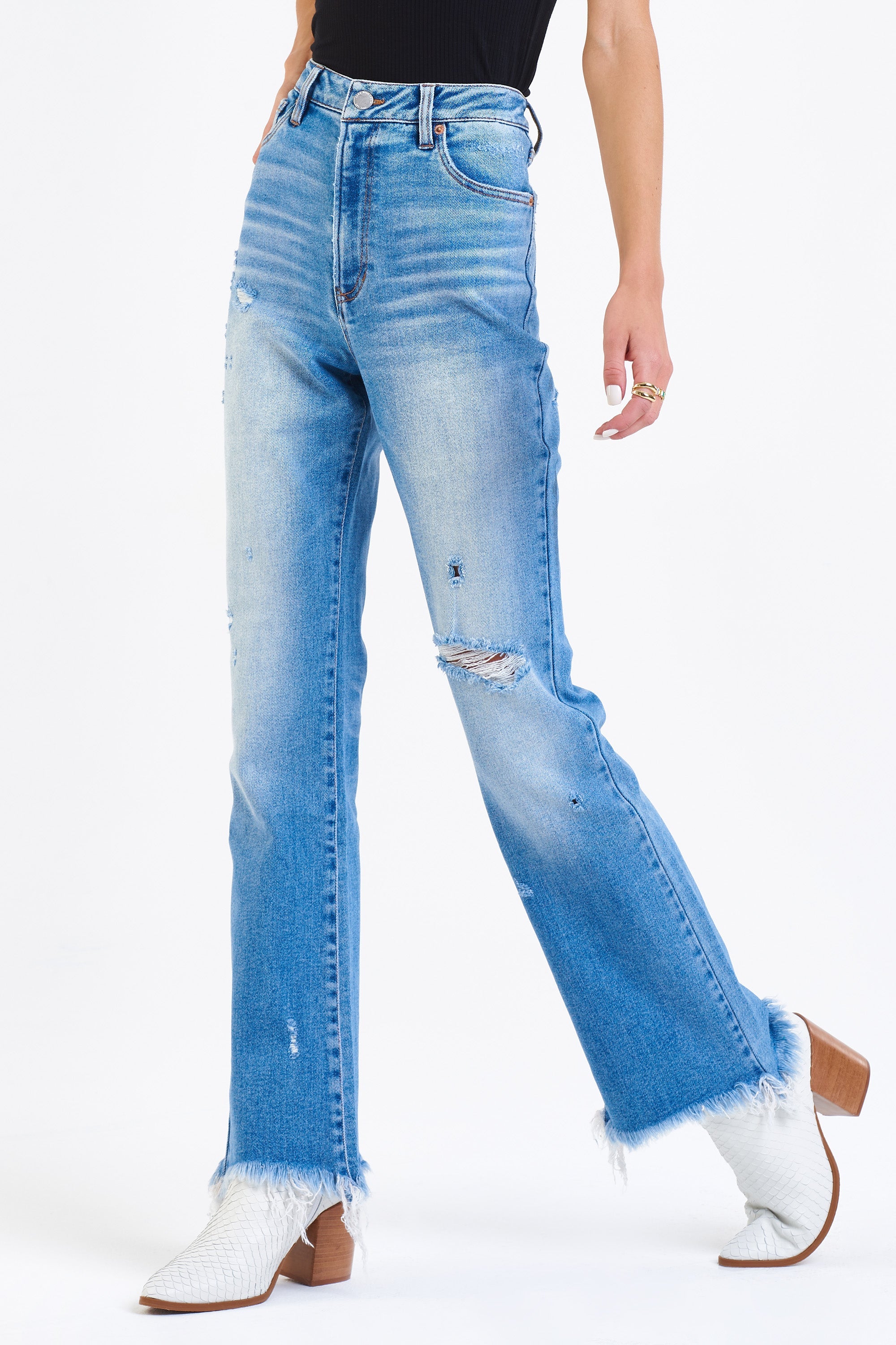 PARIS SUPER HIGH RISE BOOTCUT JEANS WALL STREET | DEAR JOHN DENIM ...