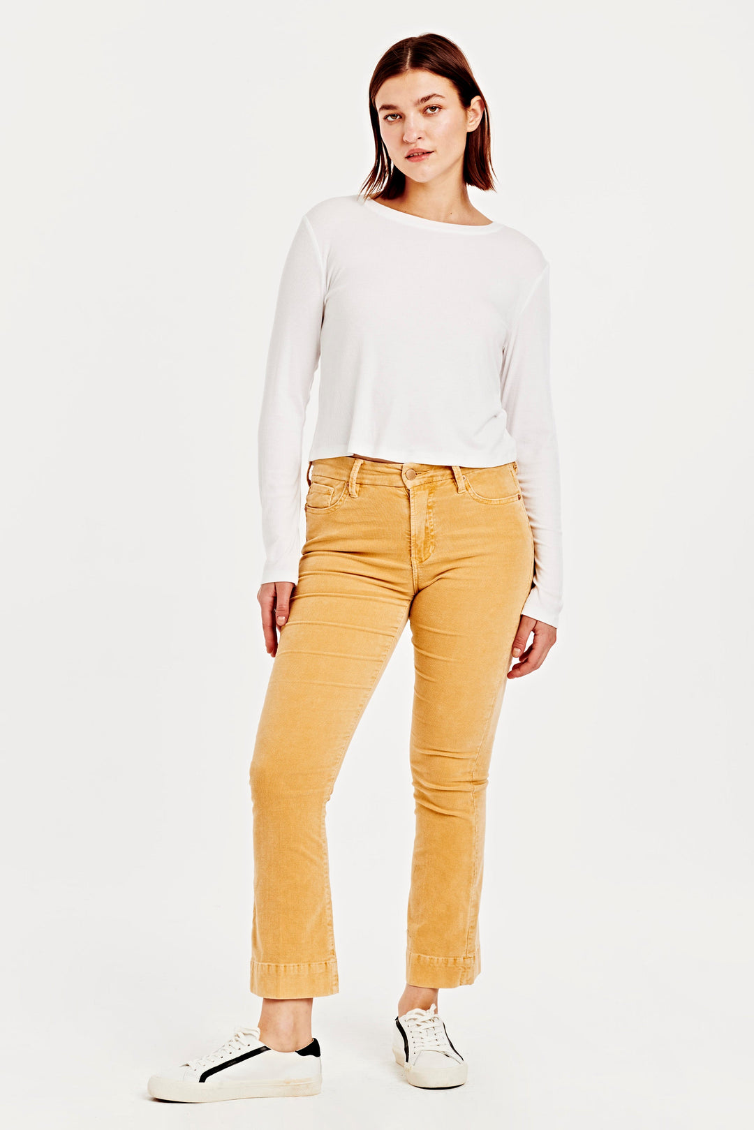Factory: 9 High-rise Skinny Corduroy Pant With Button Fly For Women