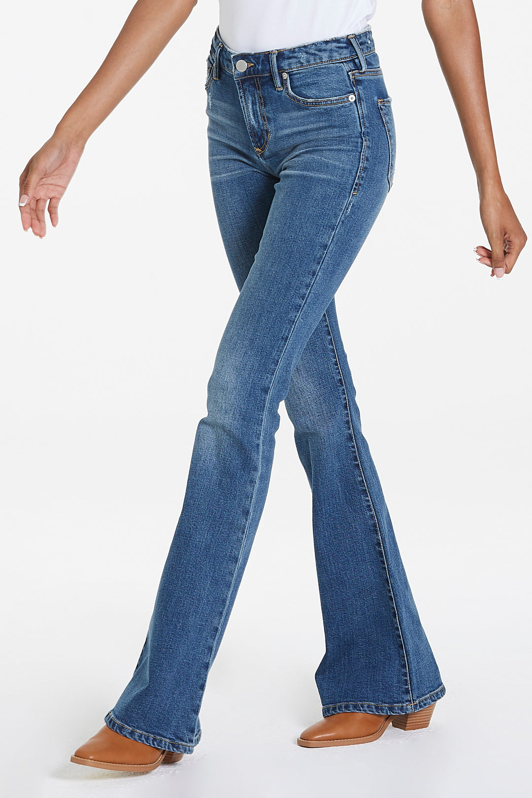 Women's Ultra High Rise Stretch Flare Jean, Women's Clearance
