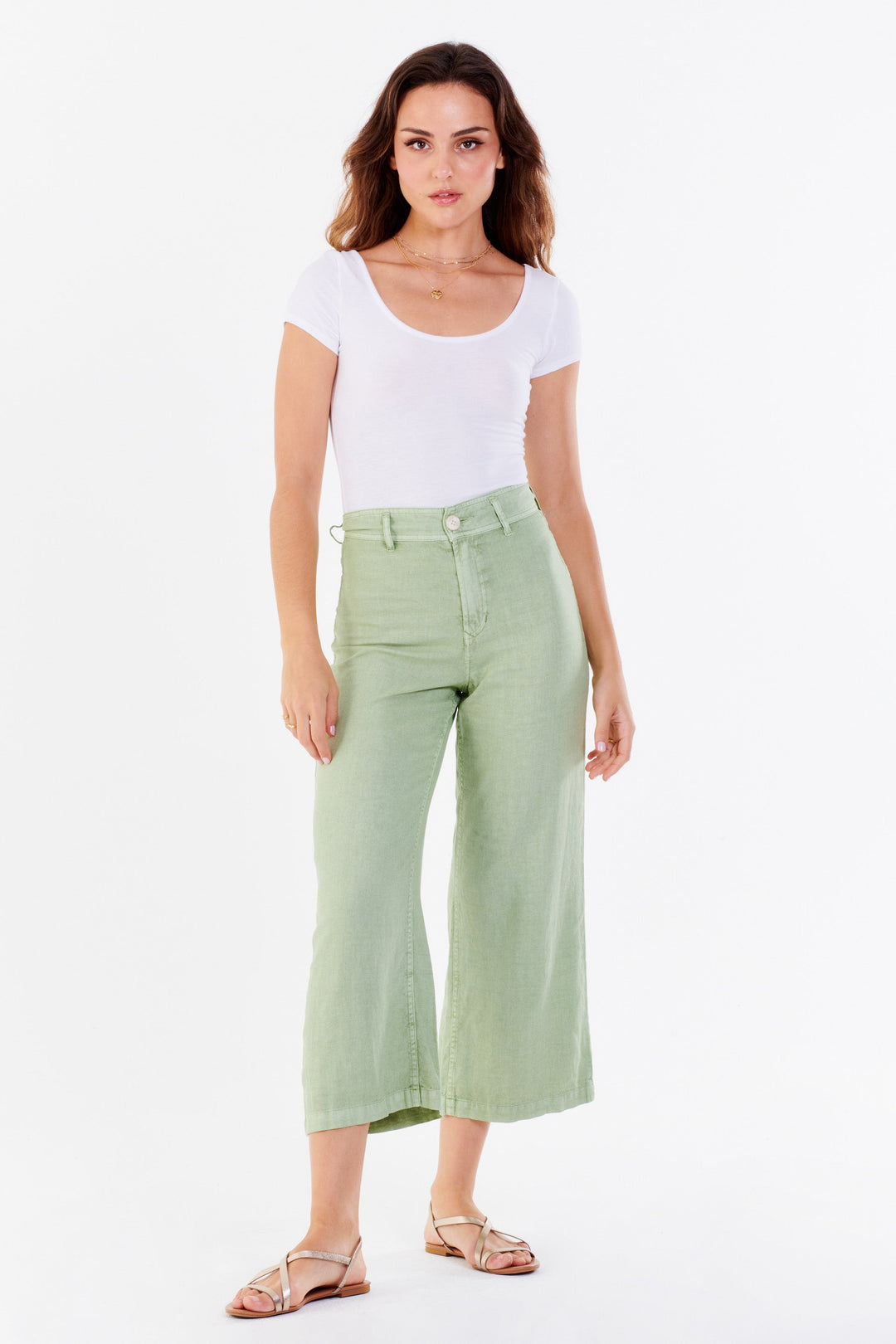 Tips For Styling Wide-Leg Cropped Pants - Kristy By The Sea  High waisted  cropped jeans, Crop dress pants, Cropped wide leg jeans