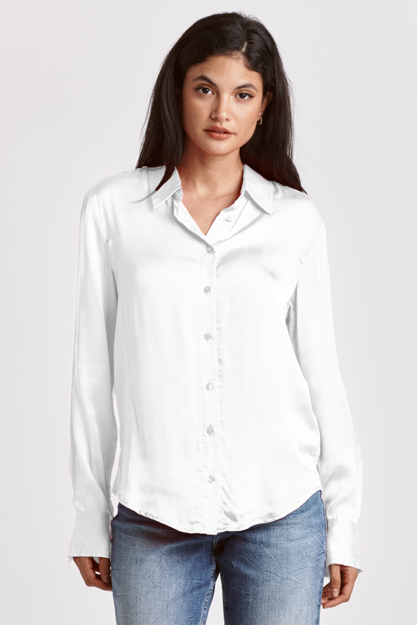 GAIA BUTTON DOWN SHIRT WHITE – DEAR JOHN DENIM