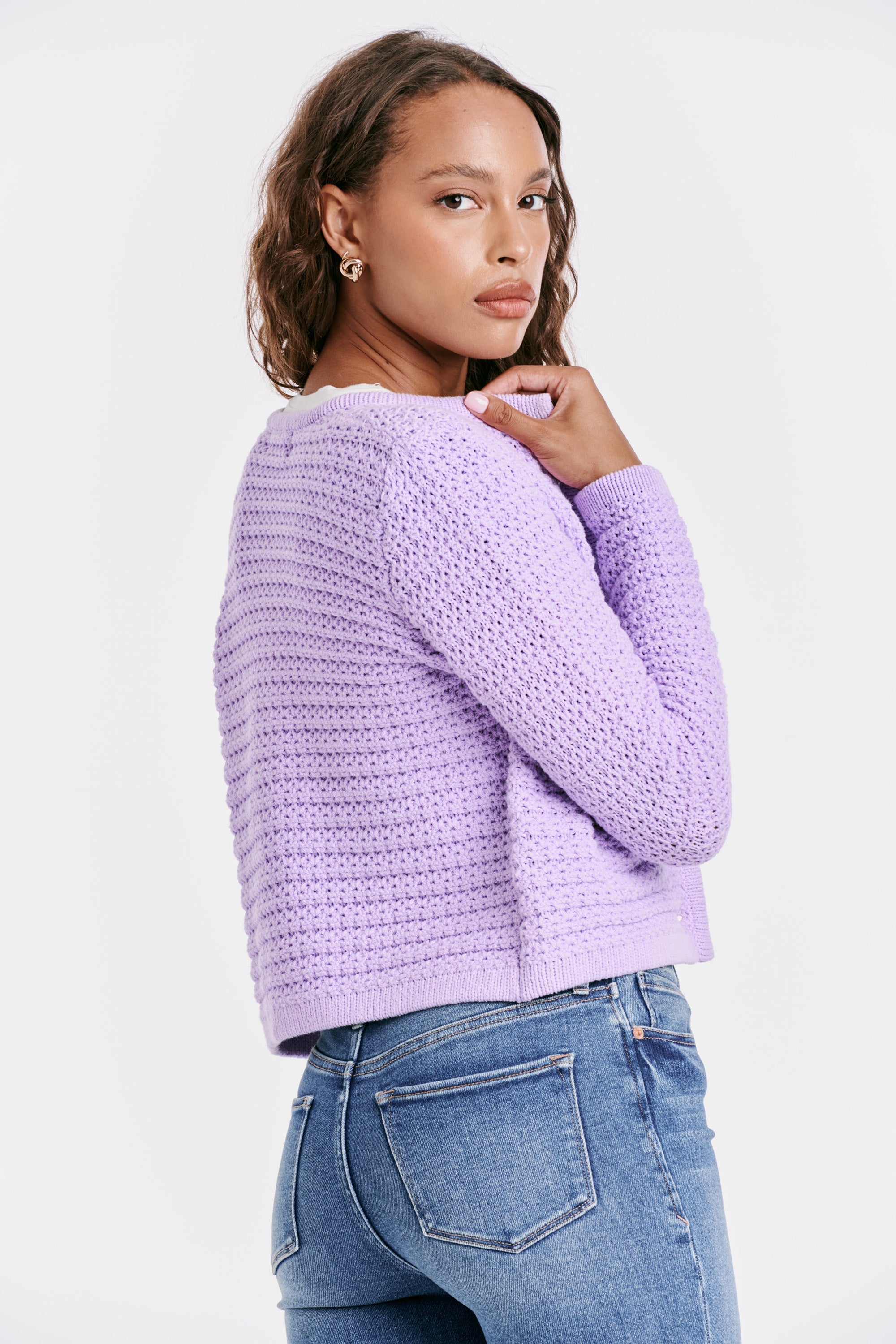 Lavender hotsell long cardigan