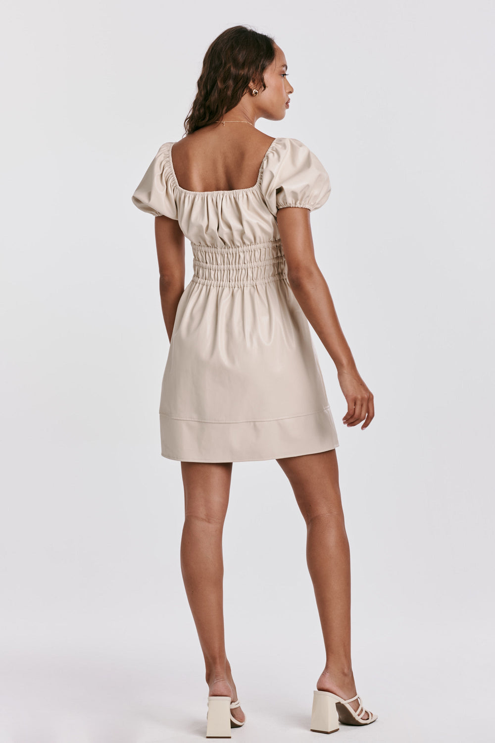 delaney-puff-sleeve-dress-bone-vegan-leather