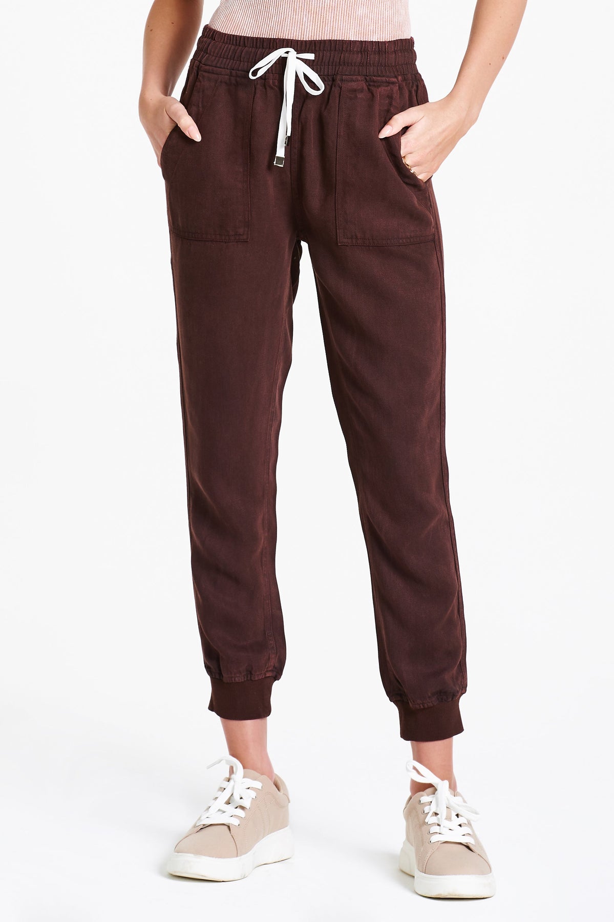 Super High Waisted Velour Joggers