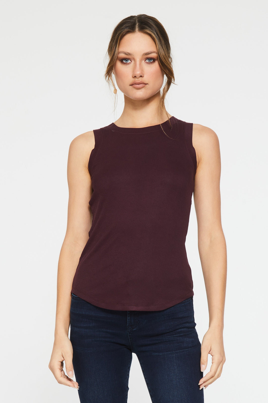 AE Super Cropped Pointelle Tank Top